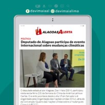 Read more about the article Deputado de Alagoas participa de evento internacional sobre mudanças climáticas