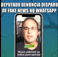 Davi Maia denuncia disparo de fake news através do WhatsApp