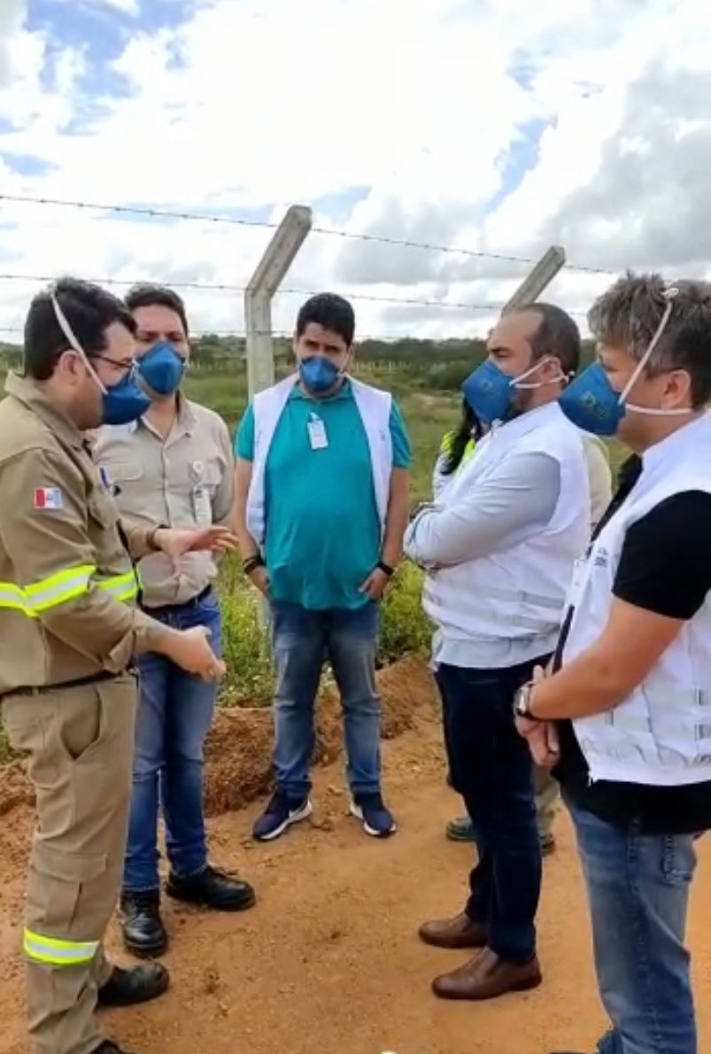 Deputado Davi Maia fiscaliza obra da Mineração Vale Verde, em Arapiraca